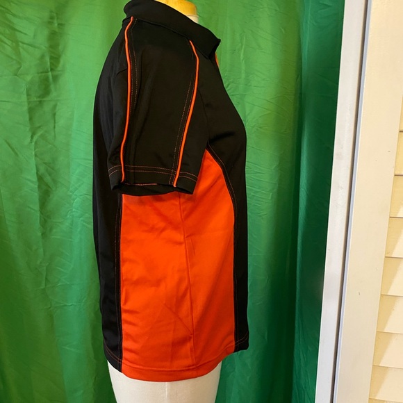 Extreme performance black/orange short sleeve shirt Ladies . UV protection 40+ - Picture 5 of 8